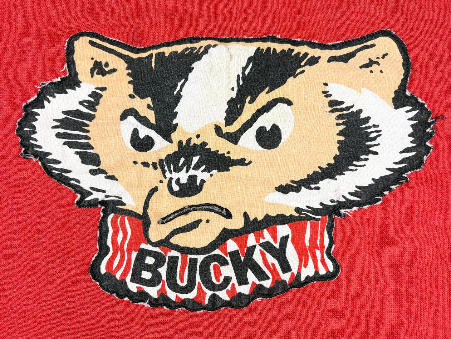 VTG '80S BUCKY THE BADGER WISCONSIN SWEATER