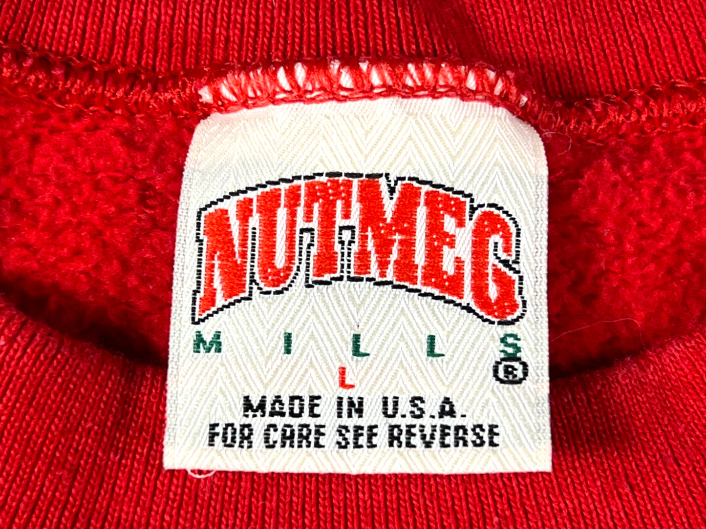 VTG WISCONSIN BADGERS CREWNECK