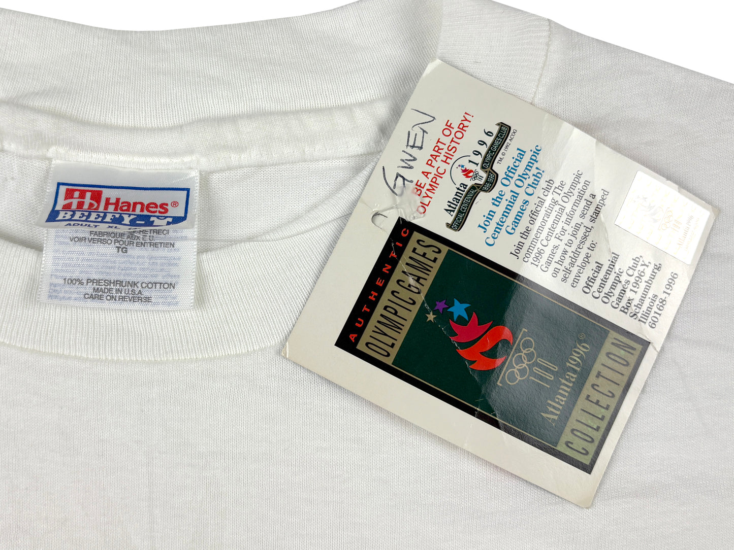 VTG '96 NWT OLYMPICS GYMNASTICS T-SHIRT