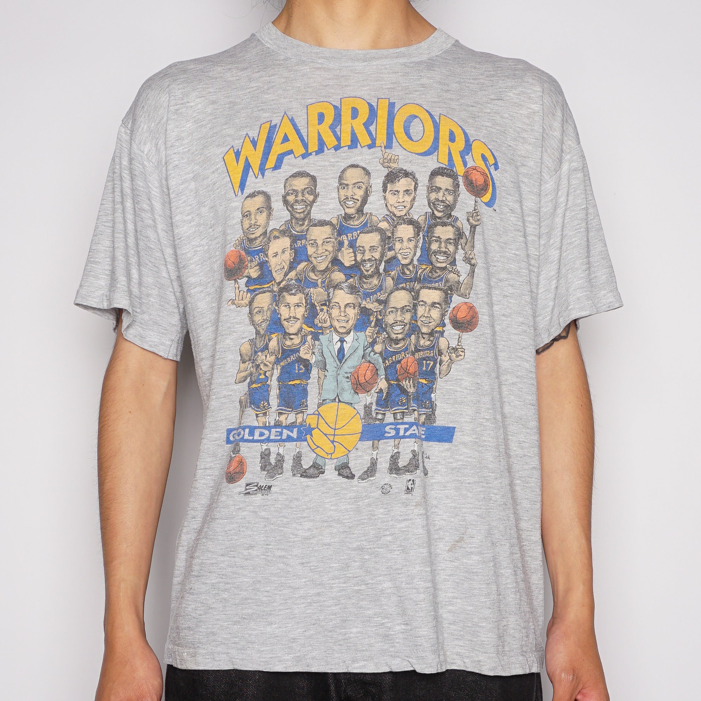 golden state warriors retro t shirt