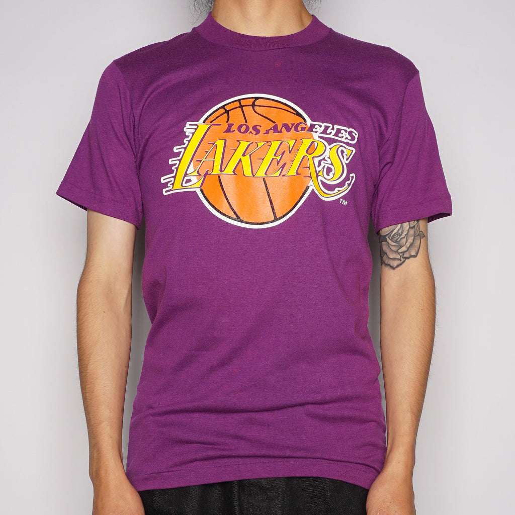 Original 80s 90s Medium LA Lakers Shirt LA Lakers Tee Los 