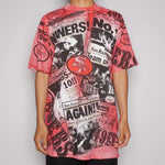 VTG '90S S.F. 49ERS FRONT PAGES T-SHIRT (RLSC)