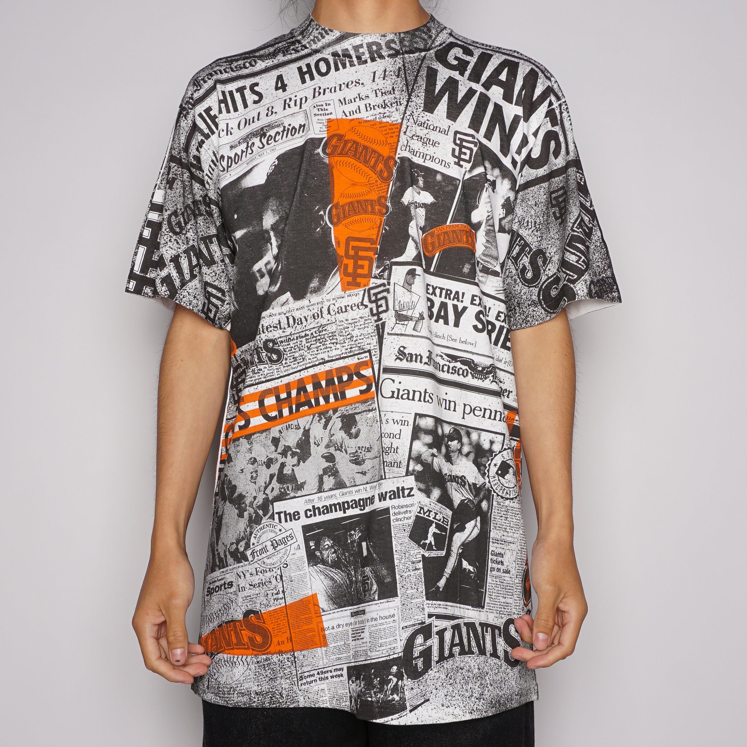 VTG '90S S.F. GIANTS FRONT PAGES T-SHIRT (RLSC) – TRIED AND TRUE CO.