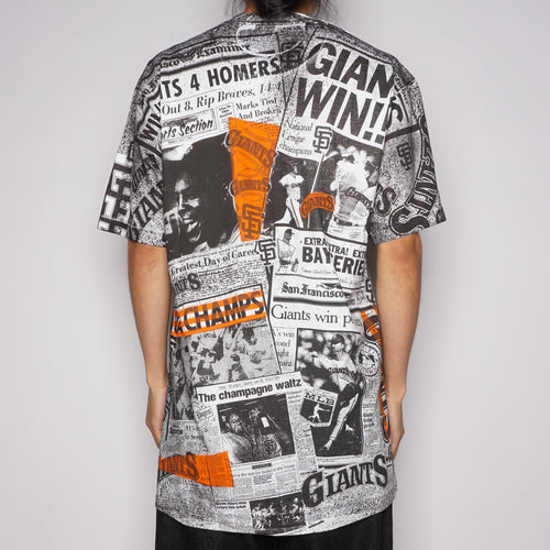 VTG '90S S.F. GIANTS FRONT PAGES T-SHIRT (RLSC)