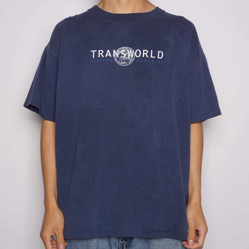 VTG 90s TRANSWORLD SKATEBOARDING MAG T-SHIRT