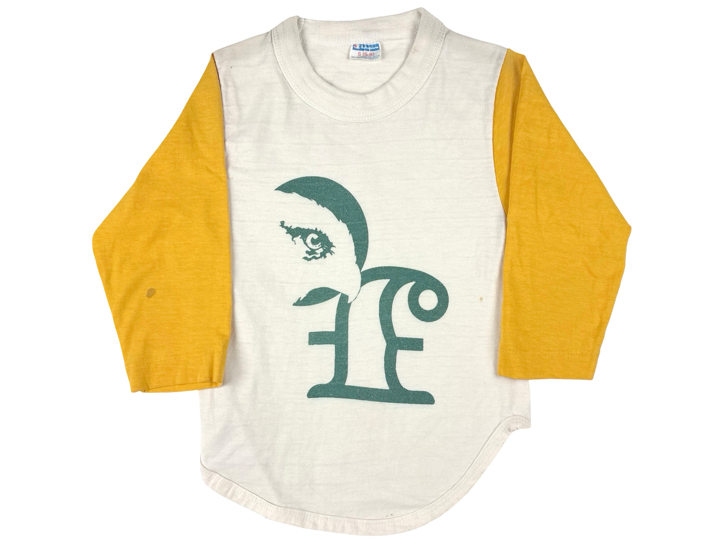 VTG '80S KIDS CHAMPION RAGLAN SHIRT