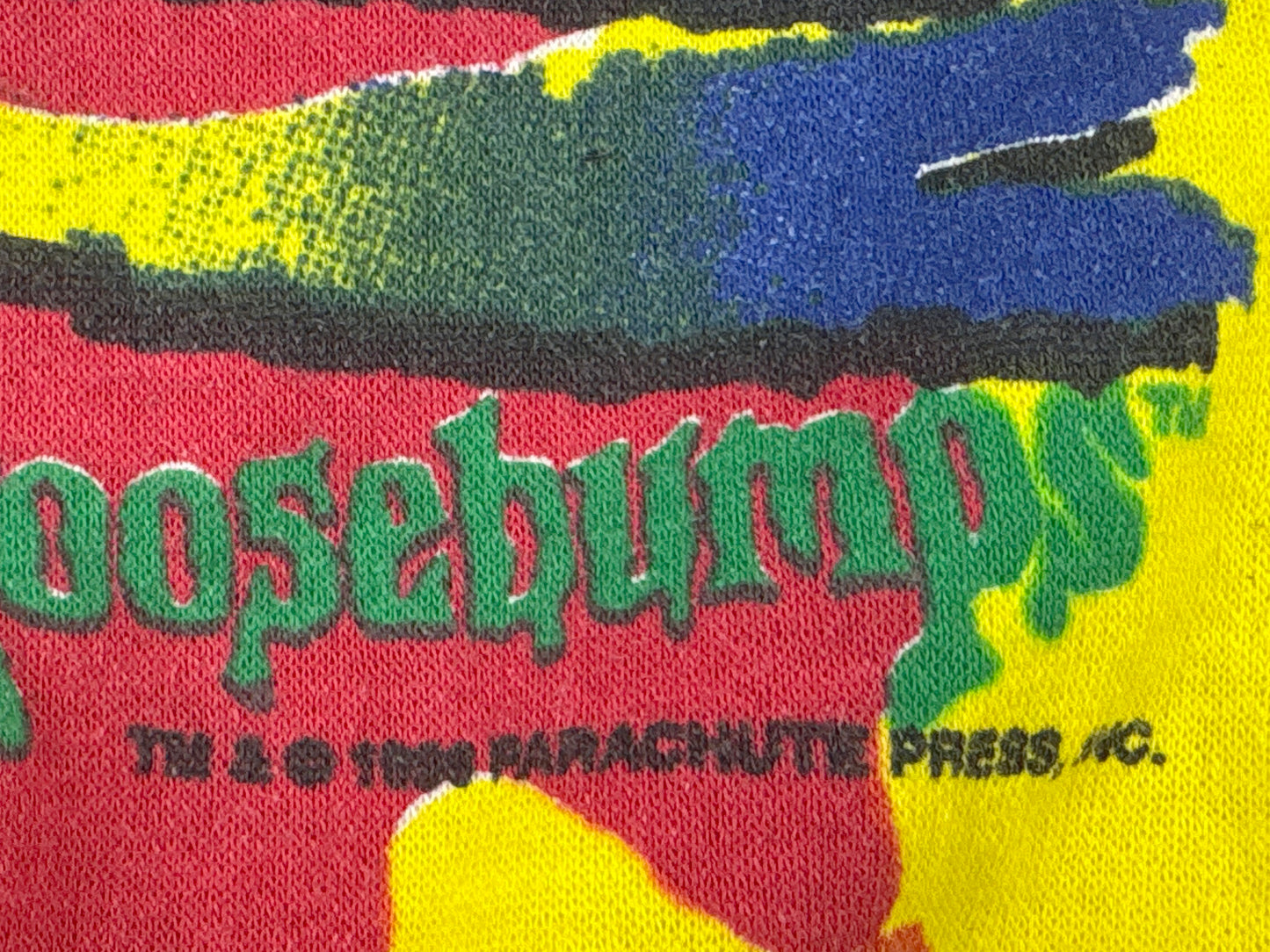 VTG '95 KIDS GOOSEBUMPS THE MUMMY SWEATER