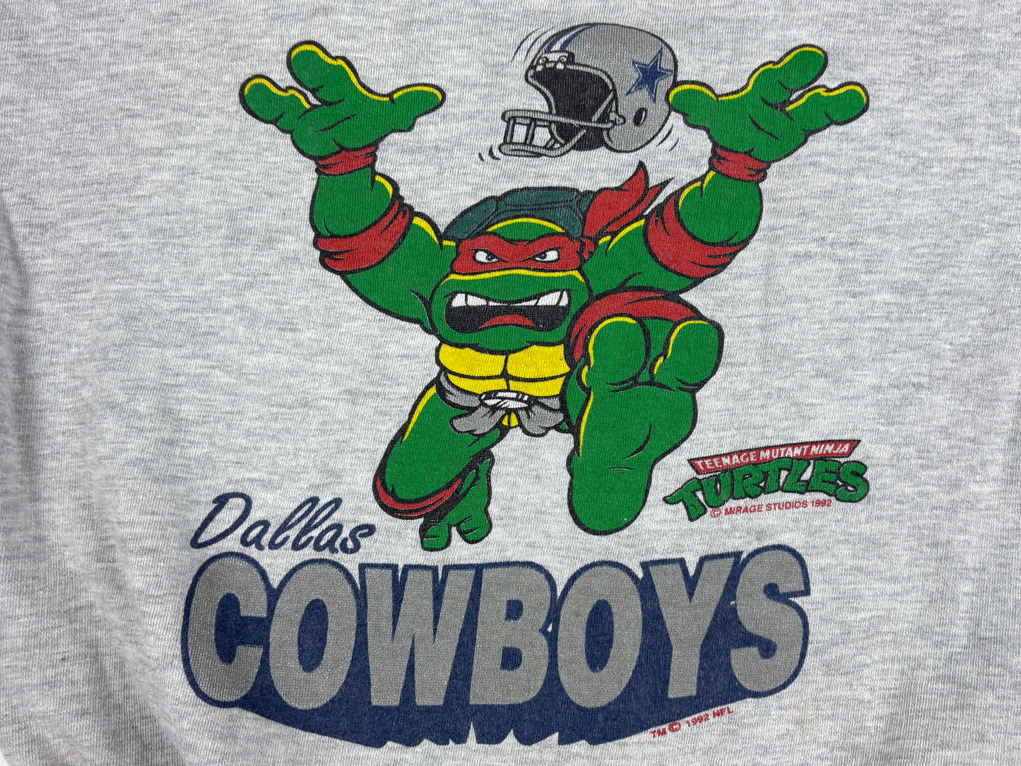 VTG '92 KIDS TMNT COWBOYS SWEATER