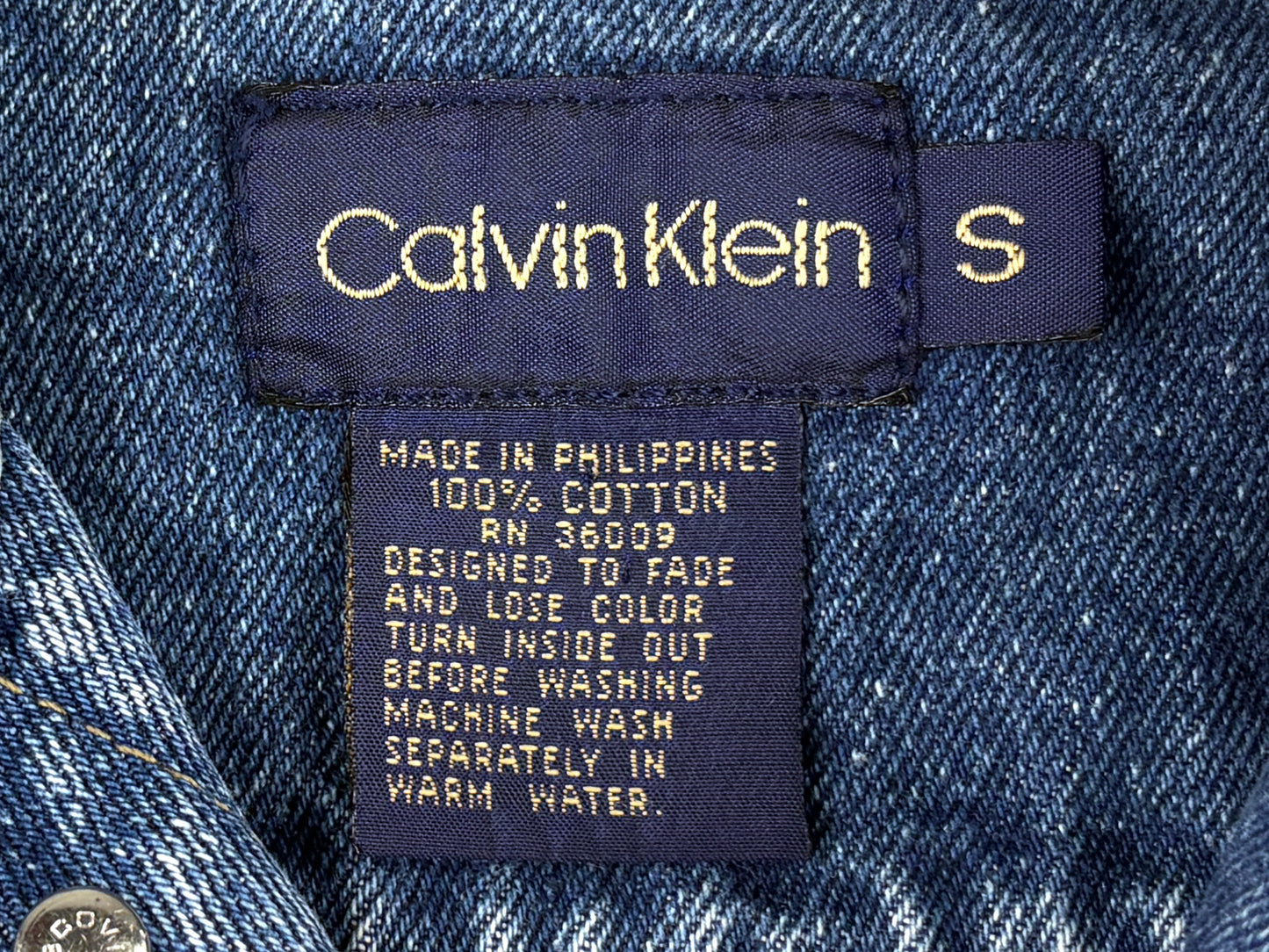 VTG KIDS CALVIN KLIEN DANIM JACKET