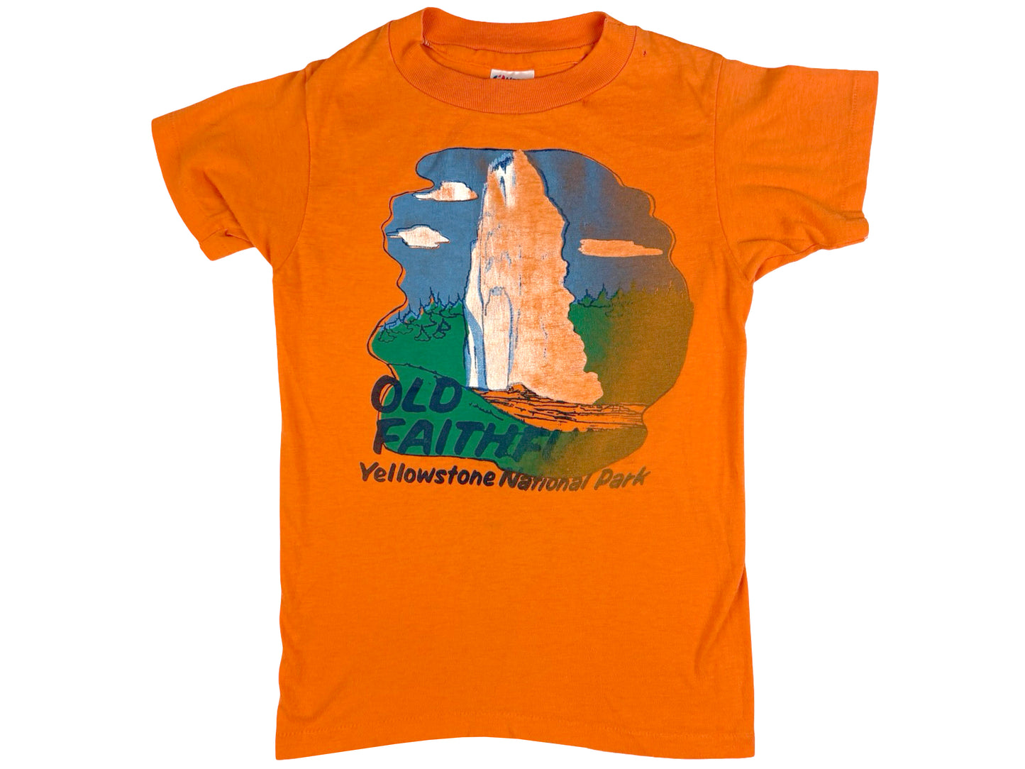 VTG KIDS YELLOW STONE NATIONAL PARK T-SHIRT