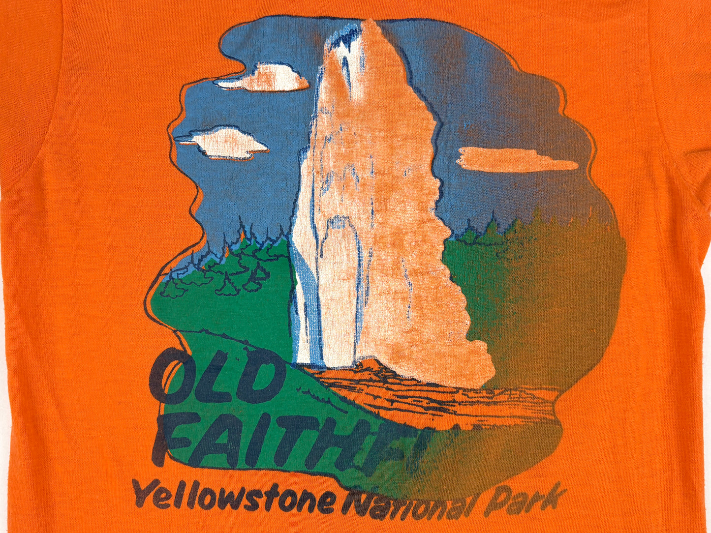 VTG KIDS YELLOW STONE NATIONAL PARK T-SHIRT