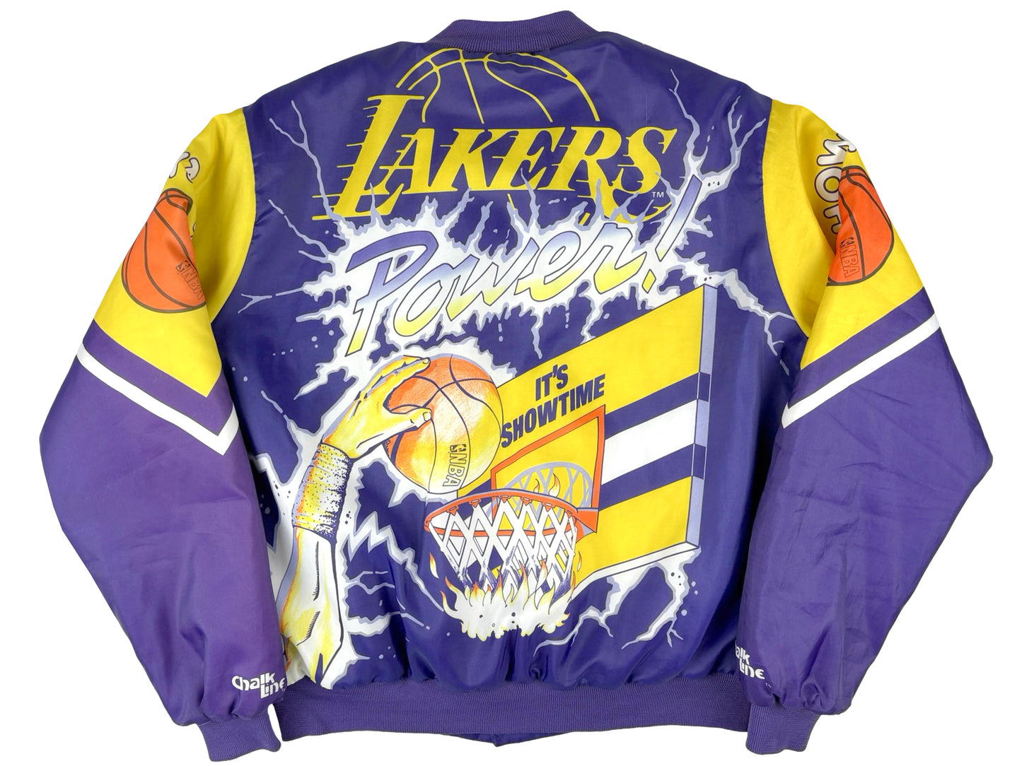 VTG LOS ANGELES LAKERS CHALKLINE JACKET