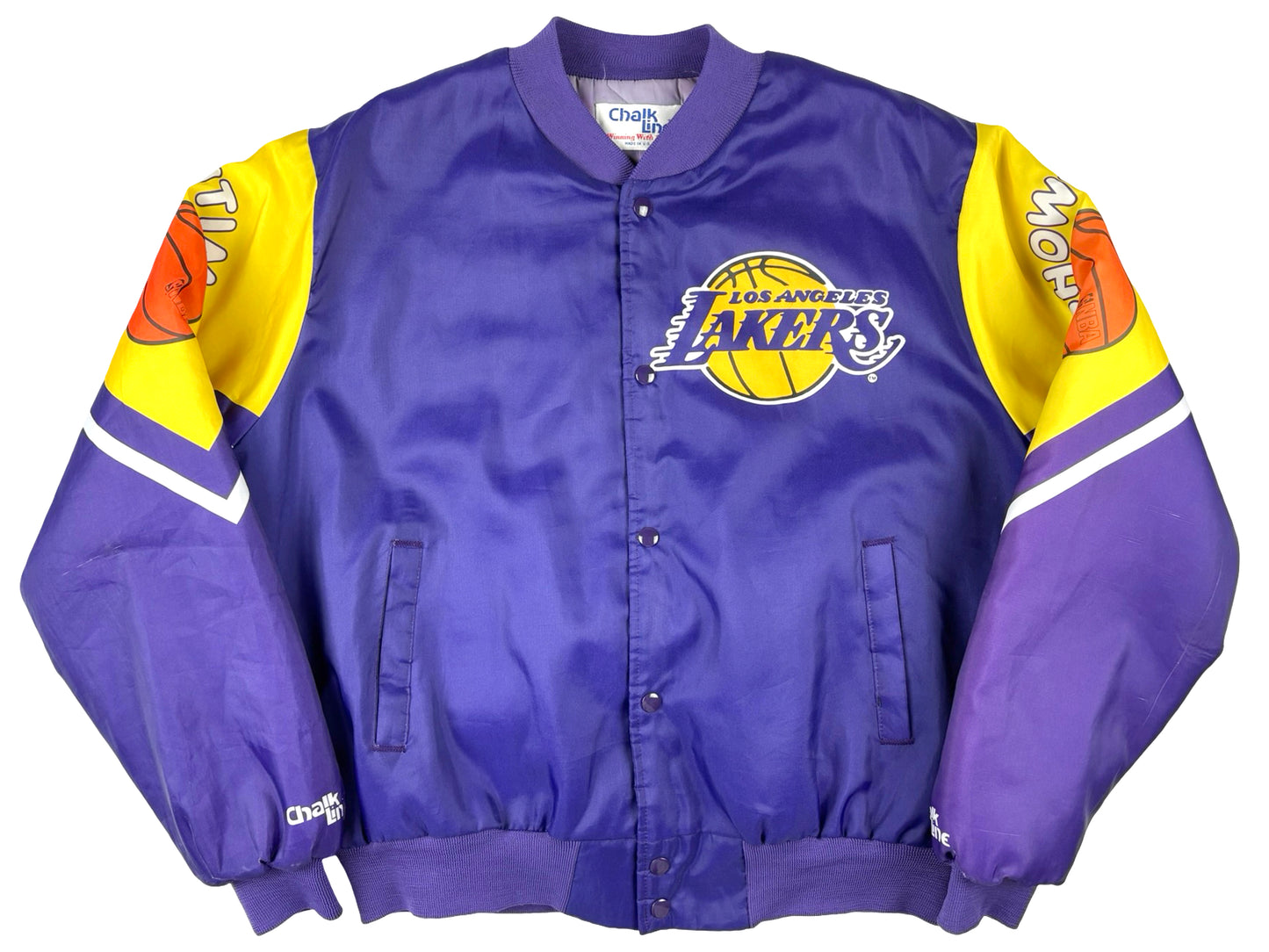 VTG LOS ANGELES LAKERS CHALKLINE JACKET