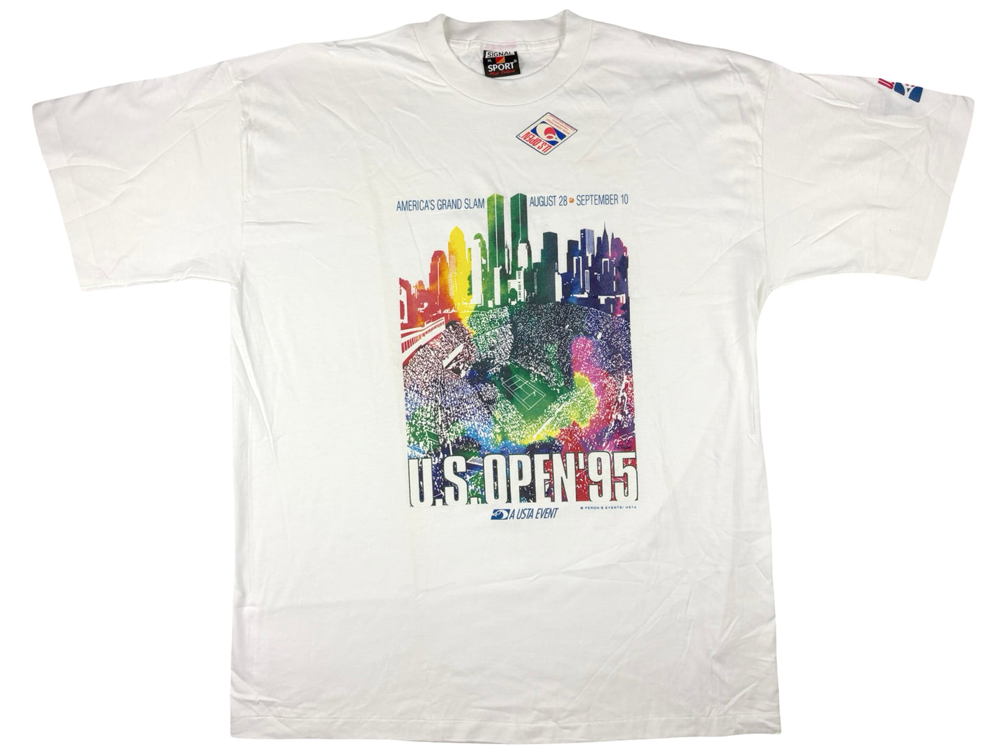 VTG '95 USTA U.S. OPEN NY T-SHIRT