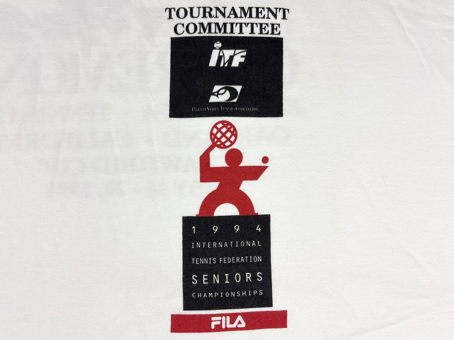 VTG '94 FILA SENIORS TENNIS CHIP T-SHIRT