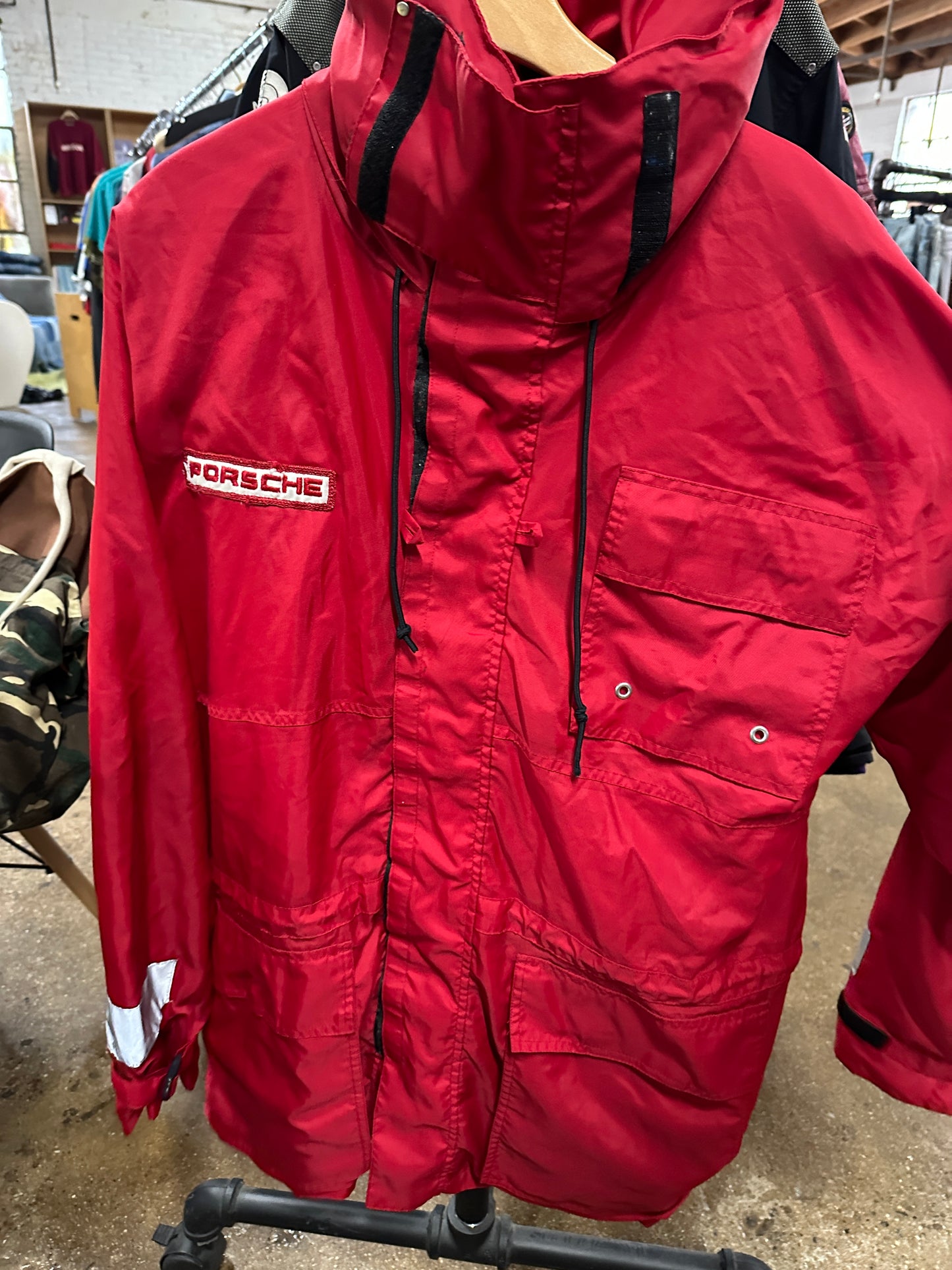VTG POLO RALPH LAUREN PORSCHE PATCH JACKET