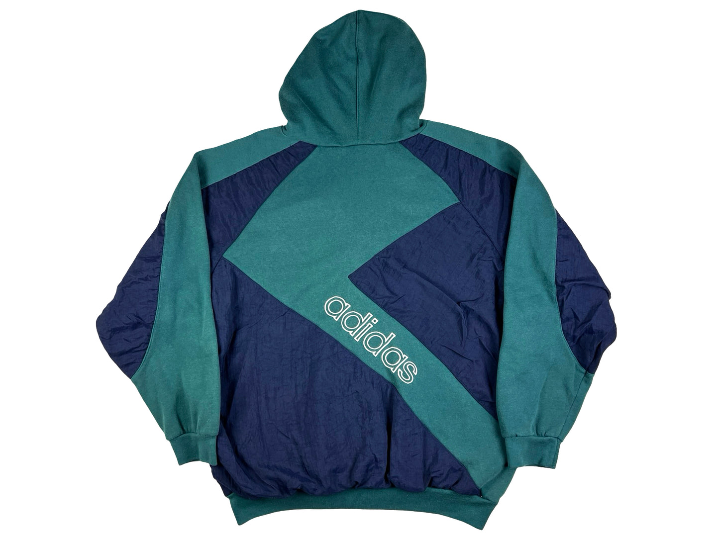 ADIDAS HOODED MOCK NECK SWEATER