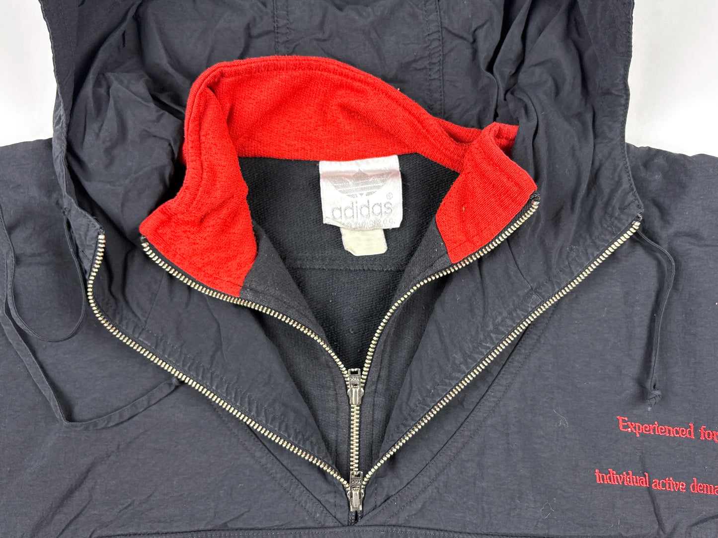 VTG ADIDAS QUARTER ZIP WINDBREAKER
