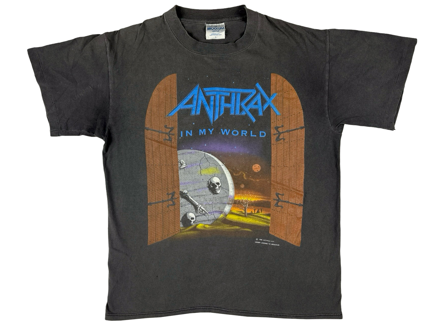 VTG '90 ANTHRAX IN MY WORLD T-SHIRT