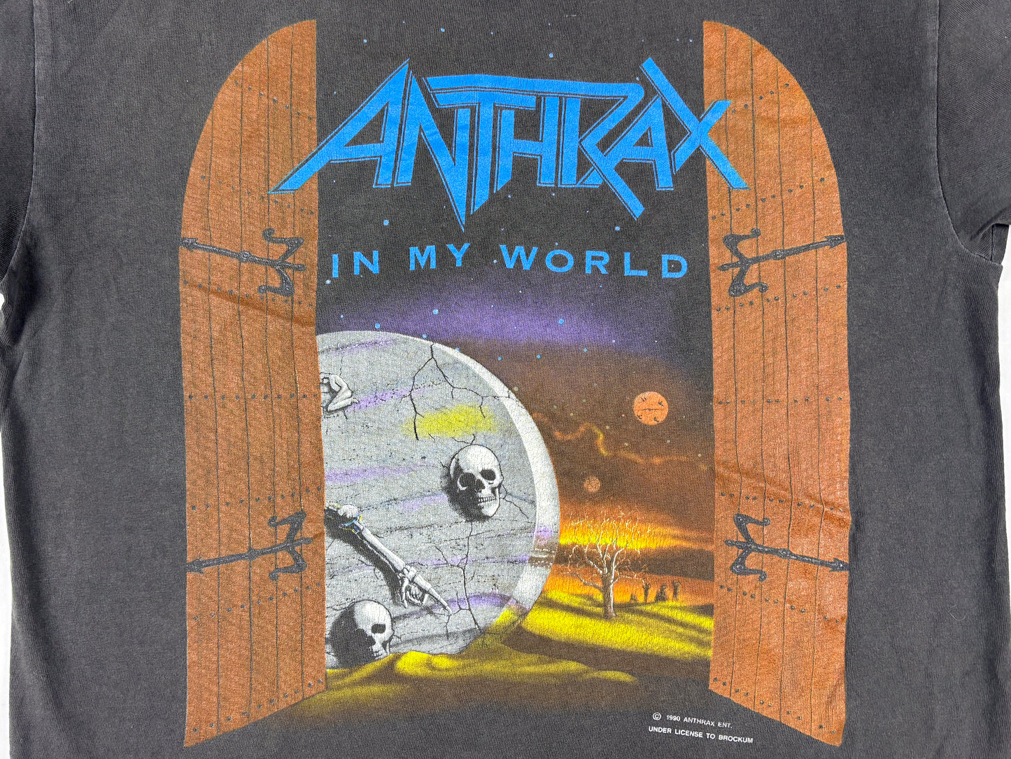 VTG '90 ANTHRAX IN MY WORLD T-SHIRT