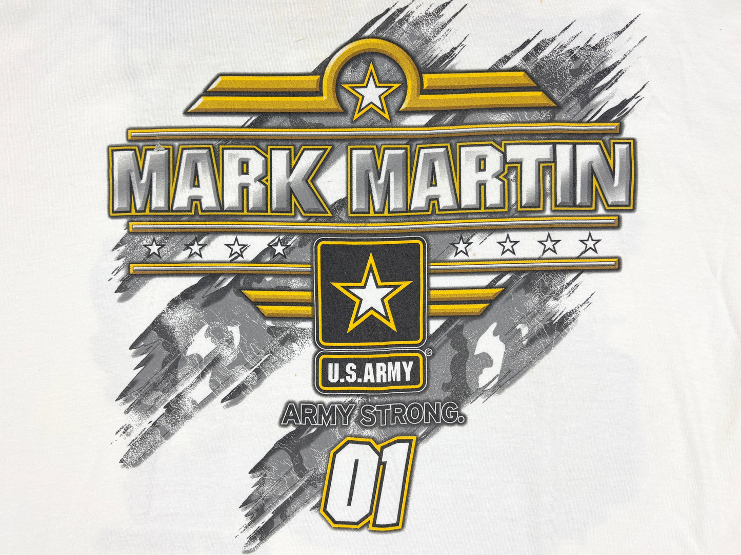 VTG '06 NASCAR MARK MARTIN ARMY T-SHIRT