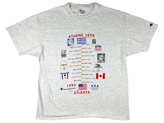 VTG '96 CHAMPION OLYMPICS HISTORY T-SHIRT