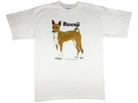 VTG '90S BASENJI DOG BREED T-SHIRT
