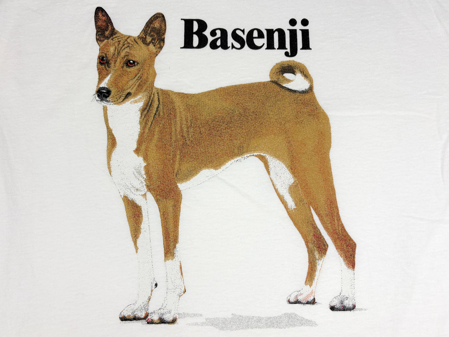 VTG '90S BASENJI DOG BREED T-SHIRT