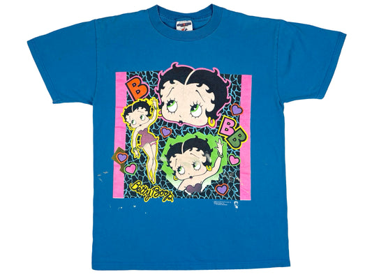 VTG '98 BETTY BOOP COLLAGE T-SHIRT