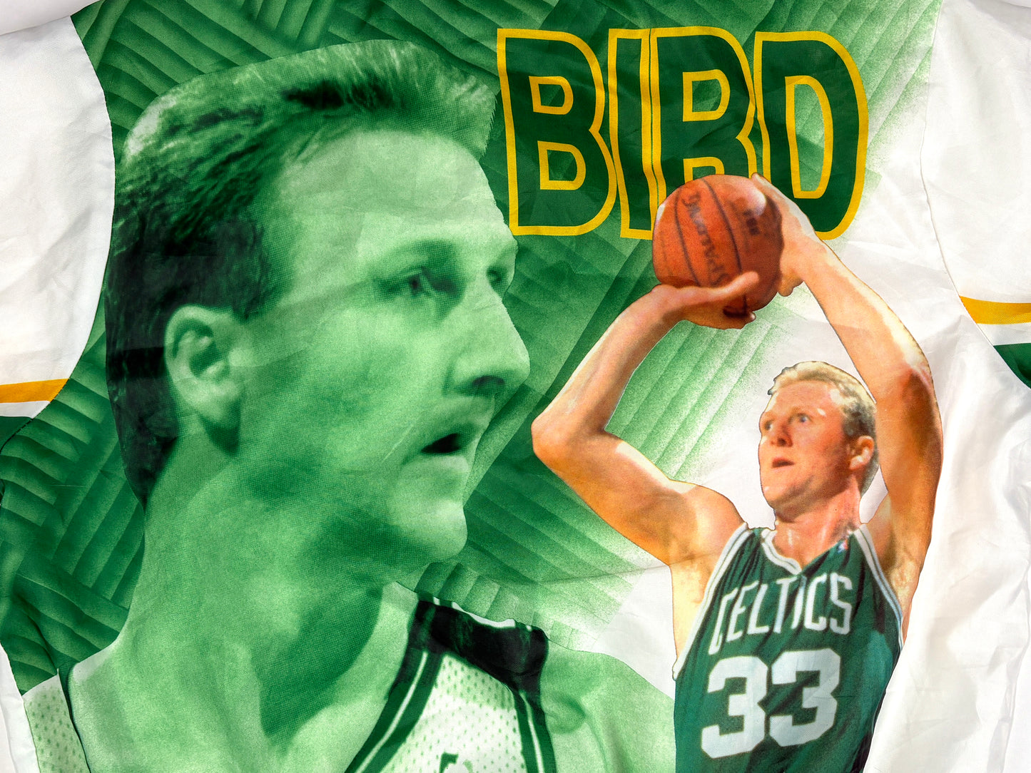 VTG '80S LARRY BIRD CELTICS CHALKLINE JACKET