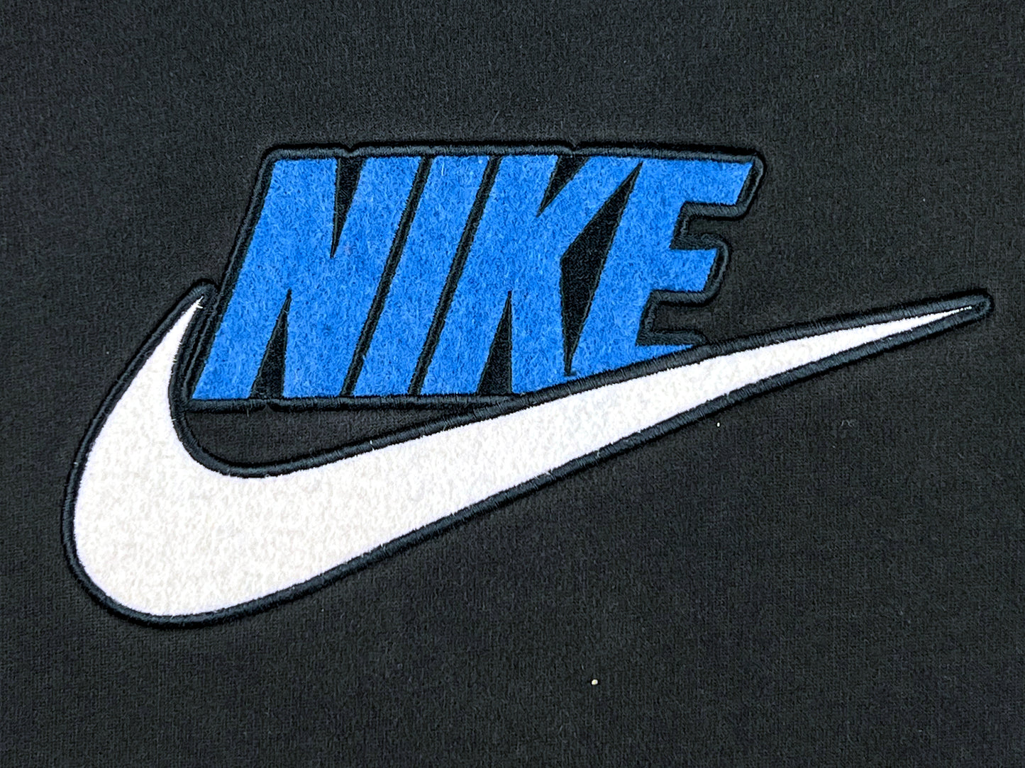 VTG NIKE FELT LOGO HOODIE