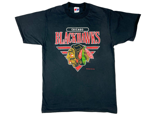 VTG '89 CHICAGO BLACKHAWKS T-SHIRT
