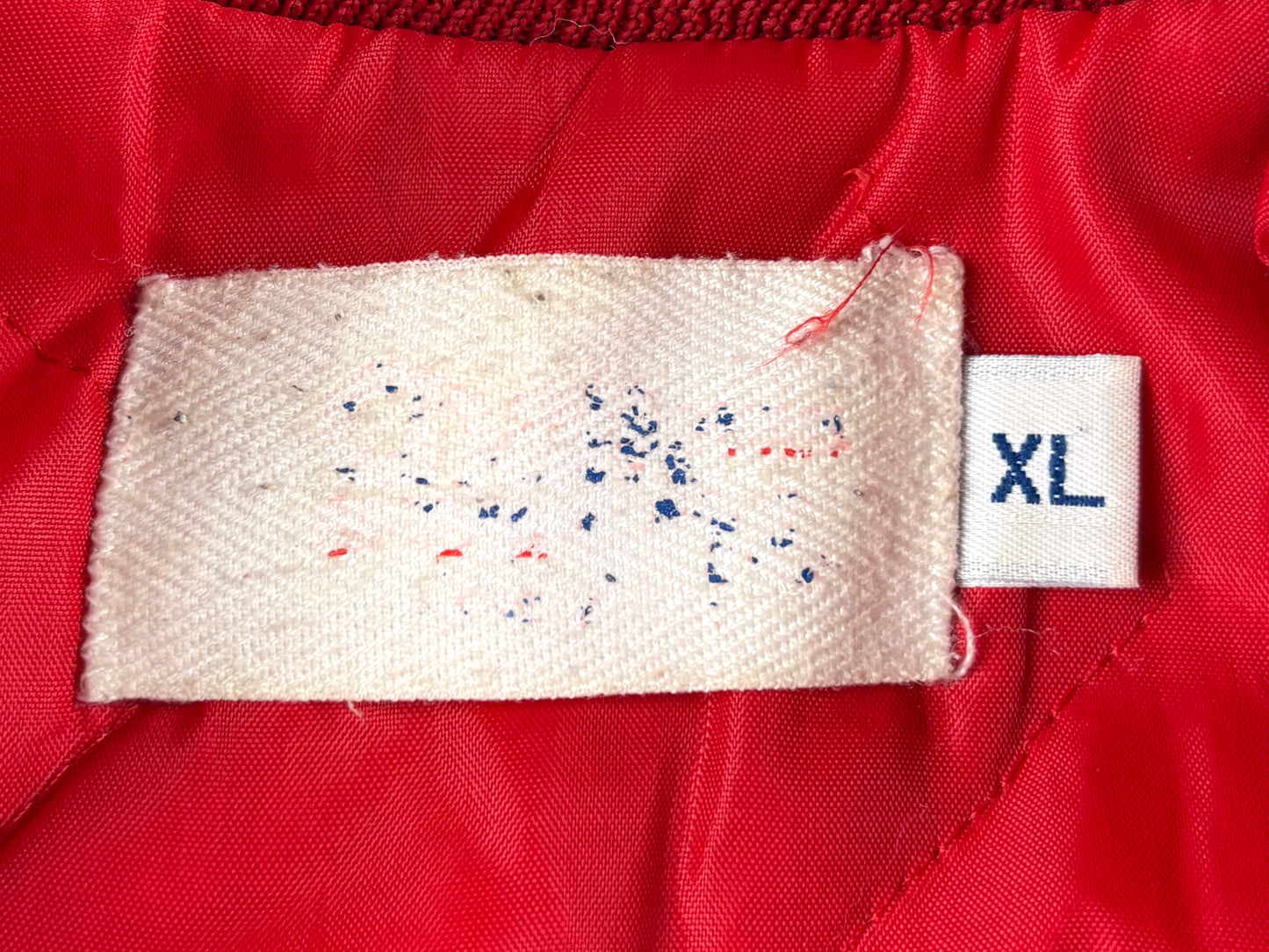 VTG '90S CHICAGO BULLS CHALKLINE SATIN JACKET
