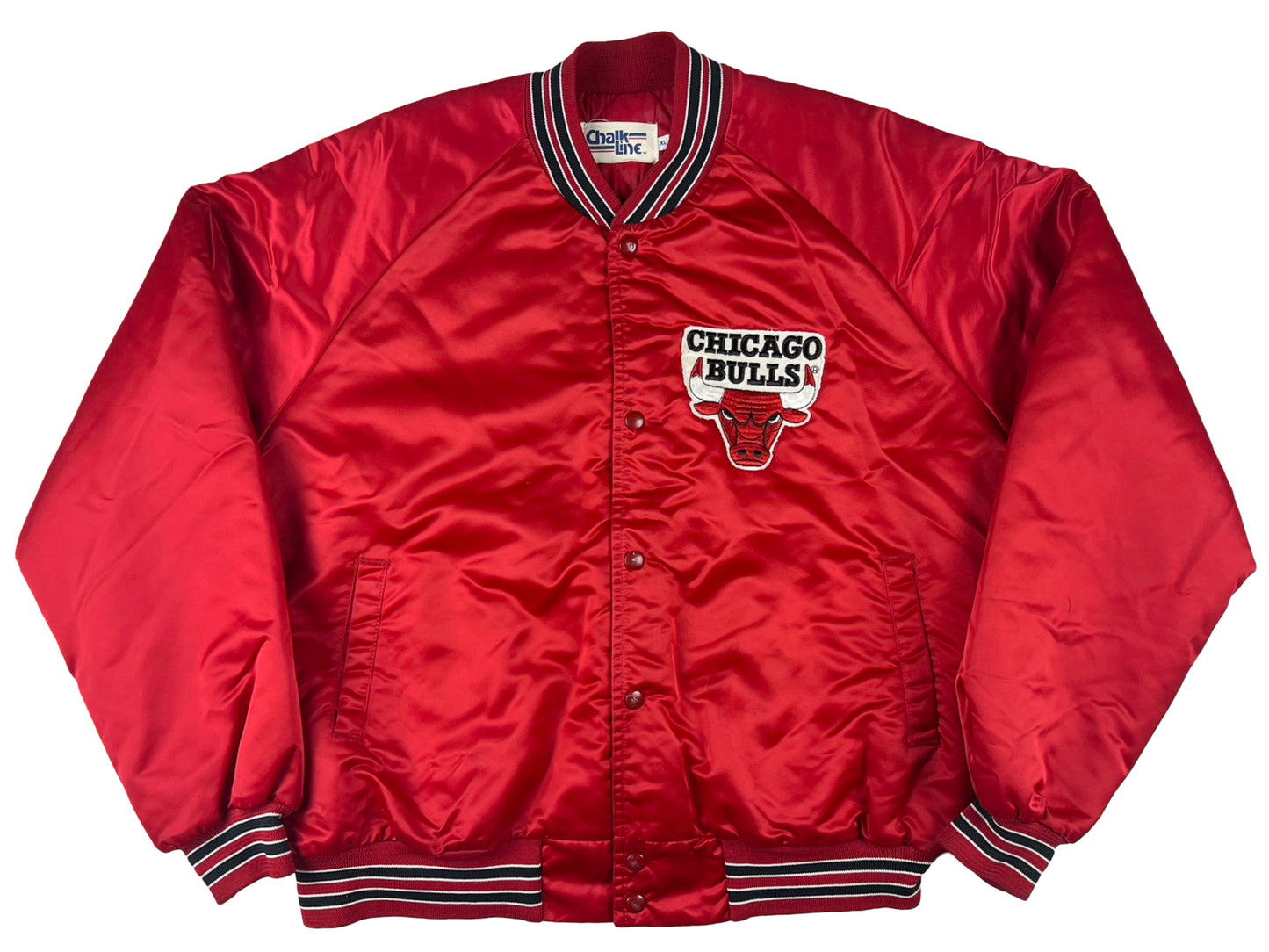 VTG CHICAGO BULLS CHALK LINE JACKET