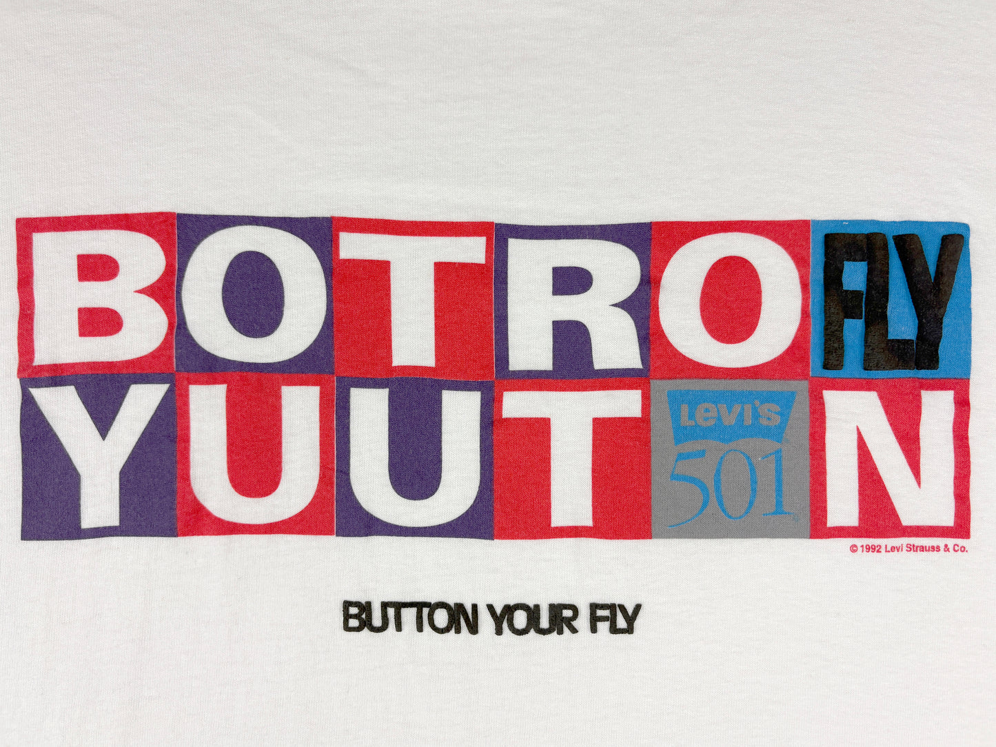 VTG '92 LEVIS 501 T-SHIRT