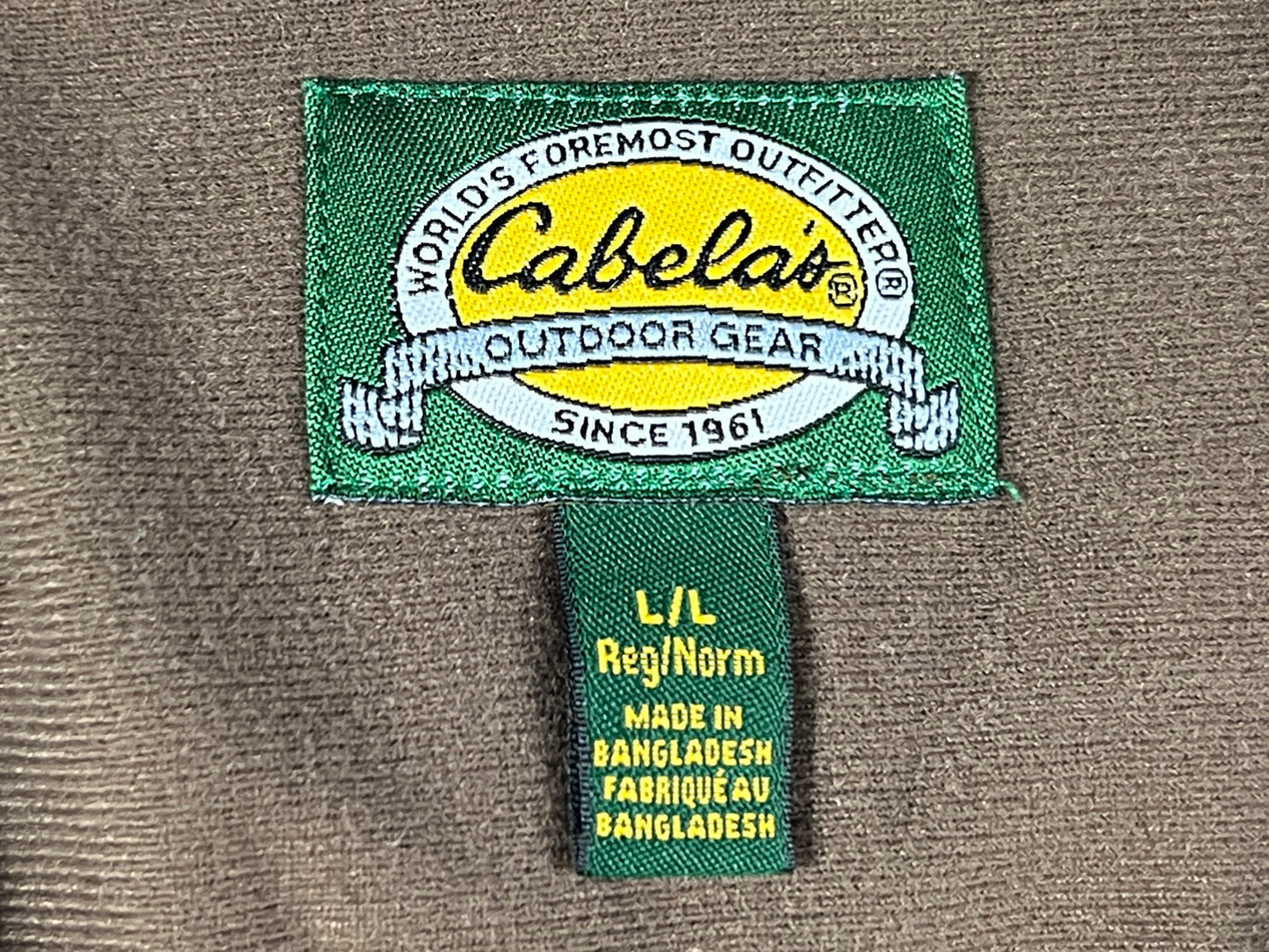 CABELAS CAMO JACKET