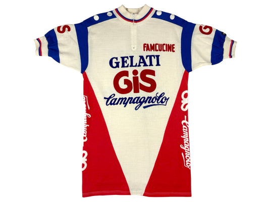 VTG '80S CAMPAGOLO KNIT CYCLING JERSEY