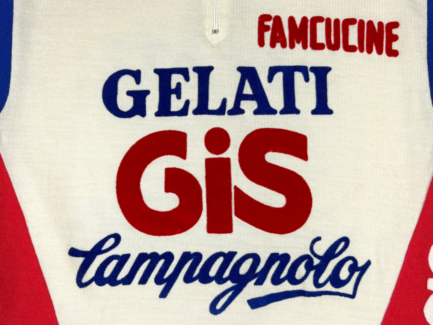 VTG '80S CAMPAGOLO KNIT CYCLING JERSEY