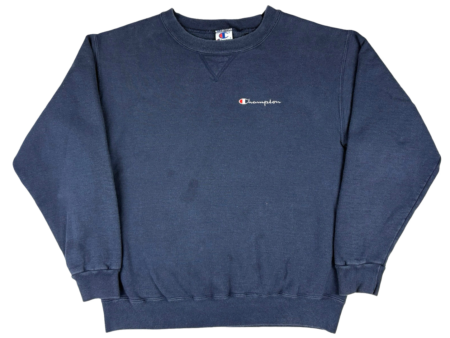 VTG '90S CHAMPION SCRIPT SWEATER
