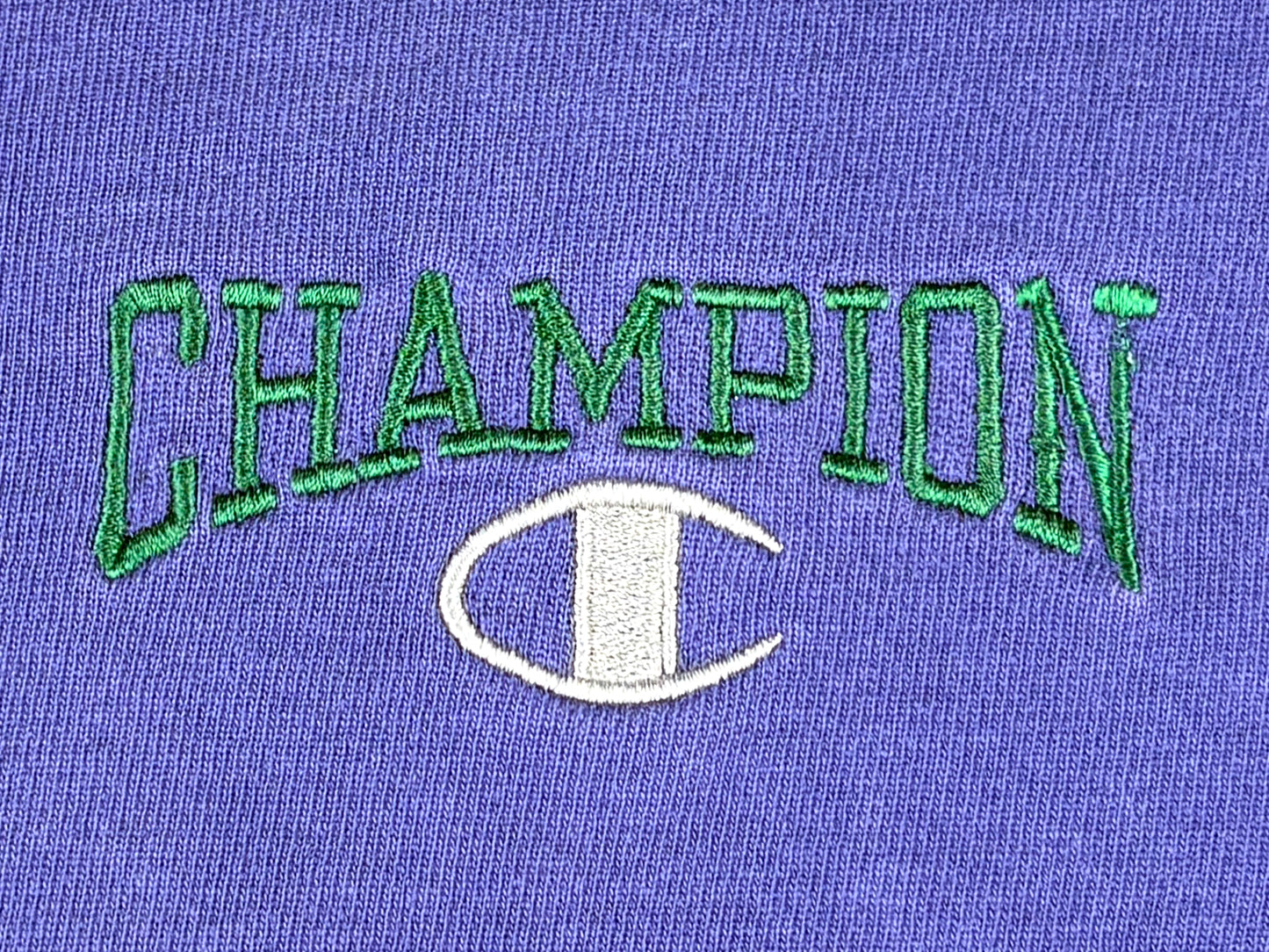 VTG '90S CHAMPION SPELLOUT SWEATER