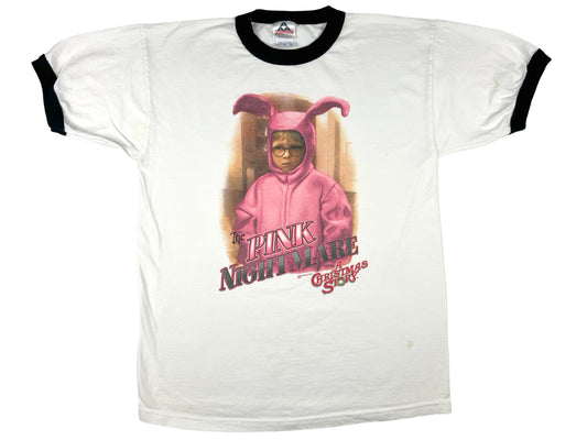 VTG PINK NIGHTMARE RINGER T-SHIRT