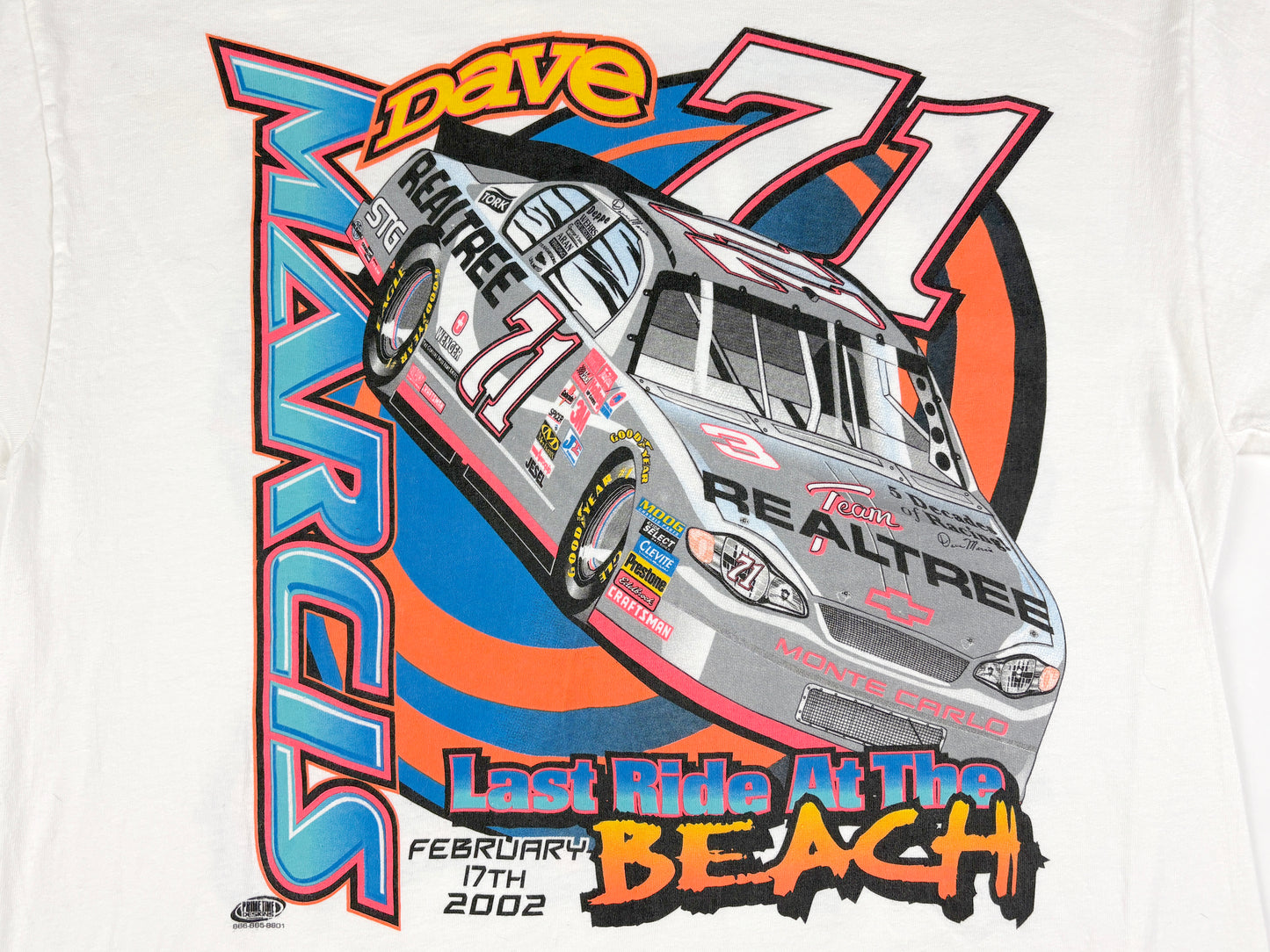 VTG '02 NASCAR DAVE MARCIS T-SHIRT