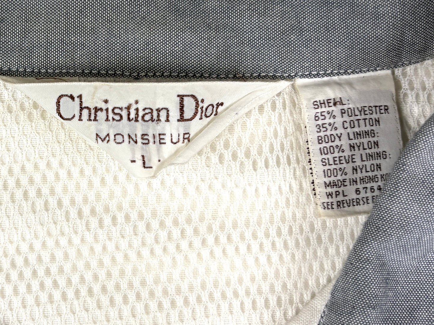 CHRISTIAN DIOR MONSIEUR TRACK JACKET