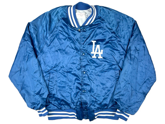 VTG '92 LOS ANGELES DODGERS LOCKER LINE SATIN JACKET