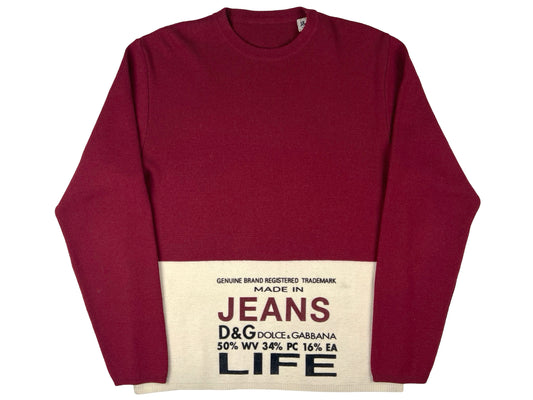 VTG 80's J&ANS DOLCE & GABBANA KNIT SWEATER