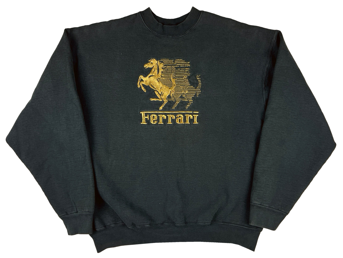 VTG FERRARI EMBROIDERED CREWNECK