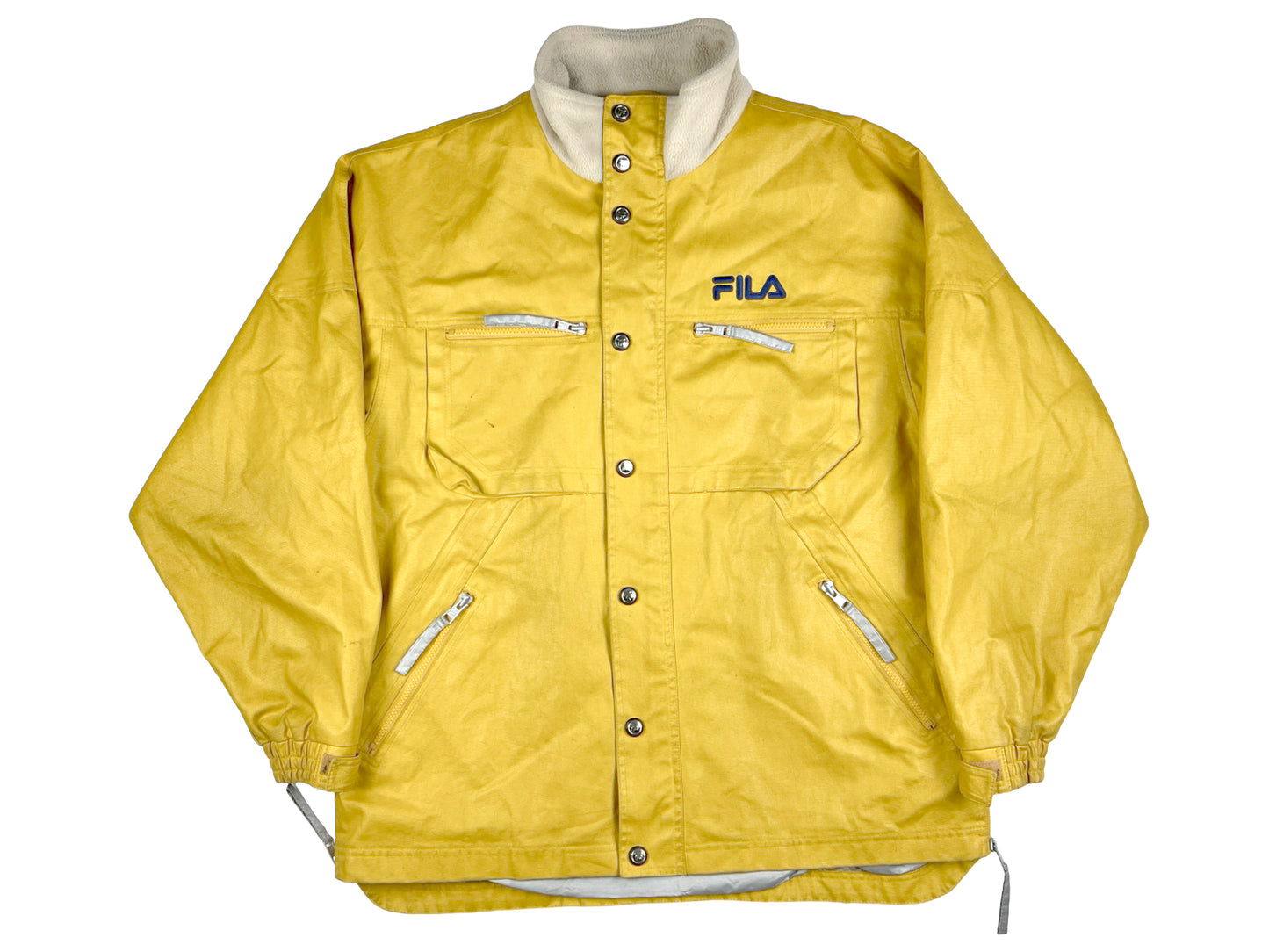VTG FILA WAXED DENIM CHORE JACKET