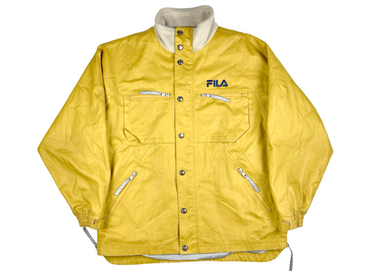 VTG FILA WAXED DENIM CHORE JACKET