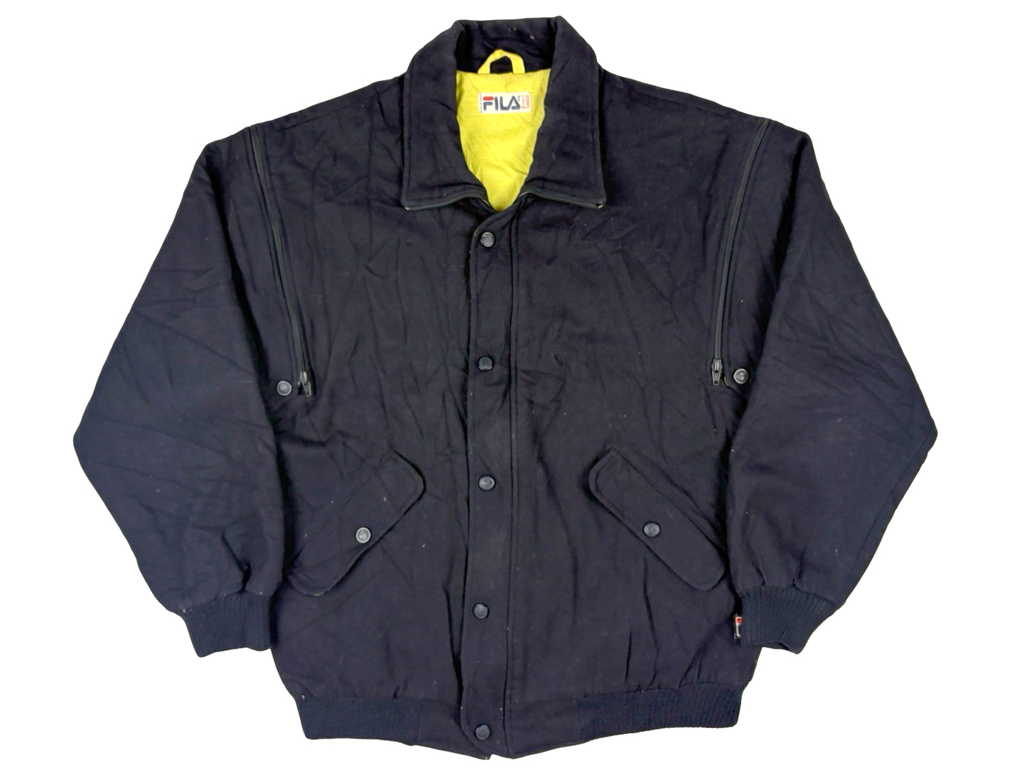 VTG FILA WOOL COVERTIBLE JACKET