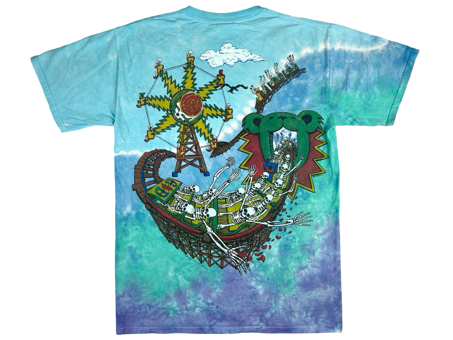 VTG '93 GRATEFUL DEAD LUQID BLUE T-SHIRT